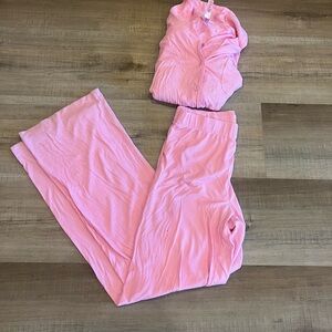 SKIMS Light Pink Women's lounge Pajama Set